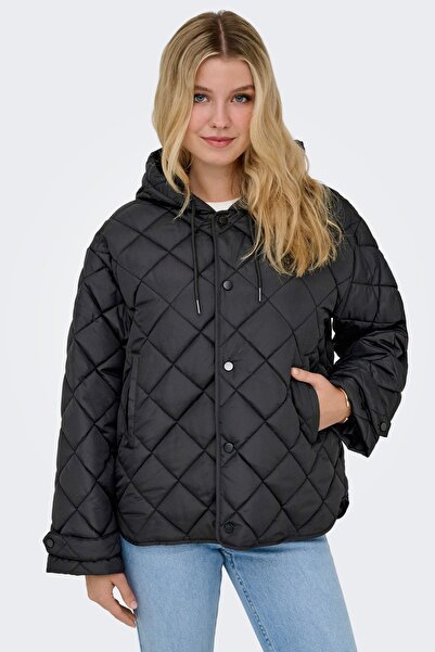 ONLY Onljuliet Women's Hooded Quilted Coat Casual Comfortable