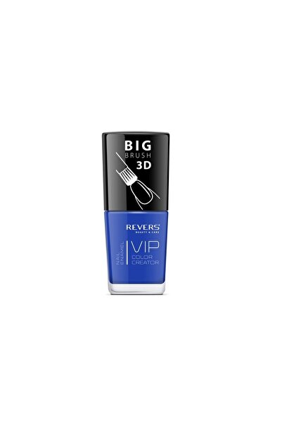 Revers Vip Nail Polish, 3D, Reverse, dark blue, Glossy, 12 ml, No. 082 - intense