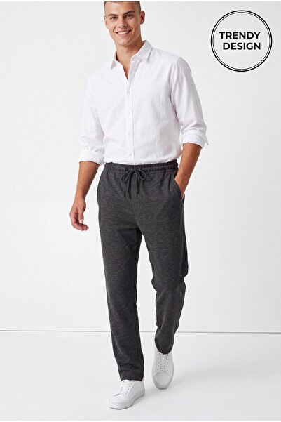 Trendy Design Мъжки ежедневни джогъри с връзки и еластична талия