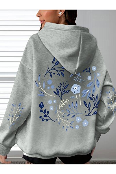 Deocept Unisex Sleeve Printed Hooded Kangaroo Pocket Comfortable Fit Regular ...