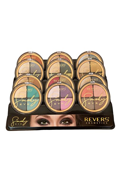 Revers Σετ 12 σκιών ματιών Smoky Eye, Revers, Σετ 2 M+P