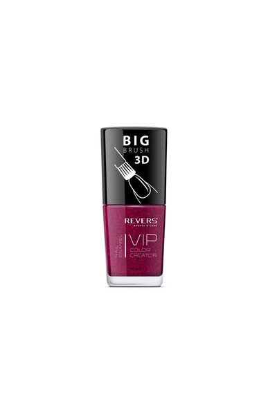 Revers Βερνίκι Νυχιών Vip, 3D, Revers, κόκκινο, 12 ml, Αρ. 046 - περλέ