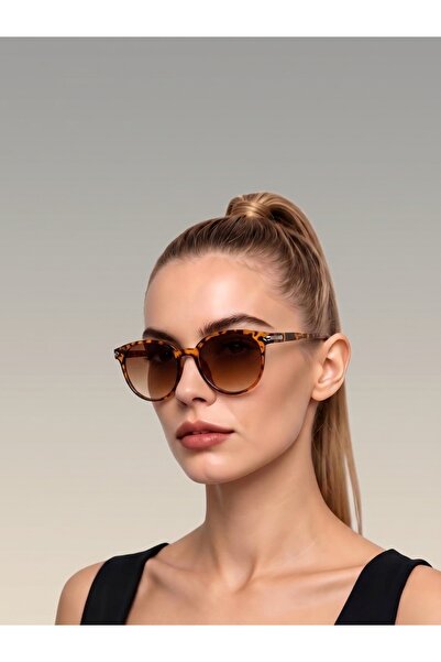 Generic Brand Vintage Round Leopard Sunglasses for Women, UV400 Protection Gr...