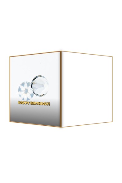 OEM Felicitare Aniversare cu tematica pietre pretioase diamante stralucitoare...