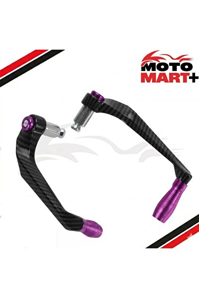 motomart+ Honda Pcx125 Karbon Desenli Manet Koruma Mor Mkt1082
