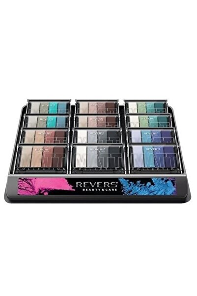 Revers Gallant 12-piece eyeshadow set, Matt Collection, Intense
