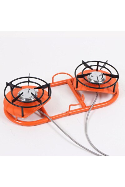 Tradeo Portable Double Burner Gas Stove, Dual Burner Camping Cooktop for Outd...