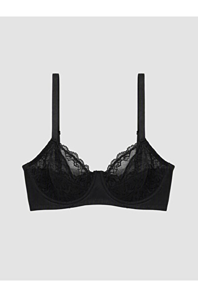 LC Waikiki Rmz Gi̇yi̇m Farkiyla Underwire Non-Padded Lace T-Shirt Bra