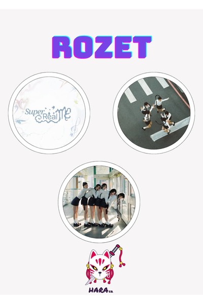 Hara Company ILLIT KPOP Grubu Super Real Me Albüm Rozet Seti / Çanta Süsü