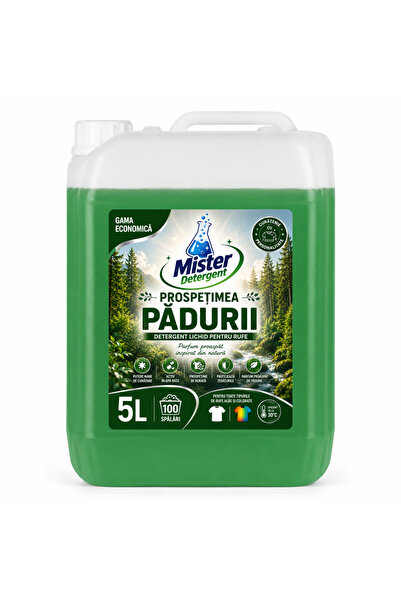 Mister Detergent Detergent lichid – Prospetimea Padurii, 5L - 100 spălări