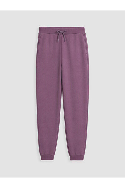 LC Waikiki Rmz Gi̇yi̇m Farkiyla Girls' Thick Jogger Sweatpants with Waist Dra...