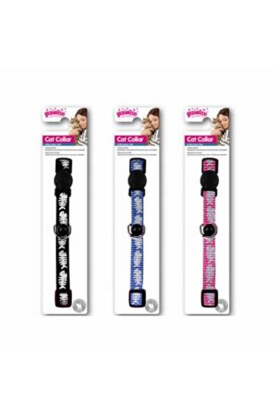 BŞK VİRGO Fishbone Patterned Cat Collar