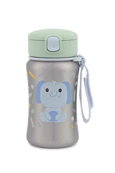Skip Hop Besties Squad Paslanmaz Çelik Pipetli Suluk Fil