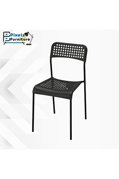 PixelsFurniture Pixel Furniture Living Room Plastic Dining Chair for Home Kit...