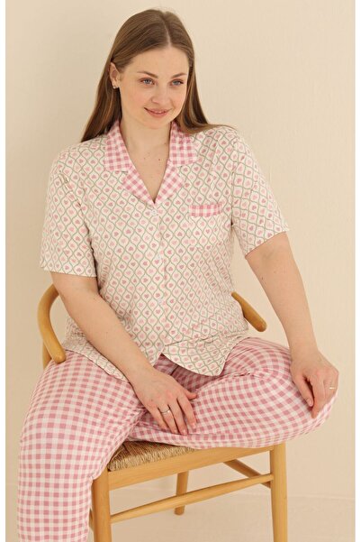 SEAMLIFE HOMEWEAR طقم بيجامة بياقة سترة كبيرة الحجم