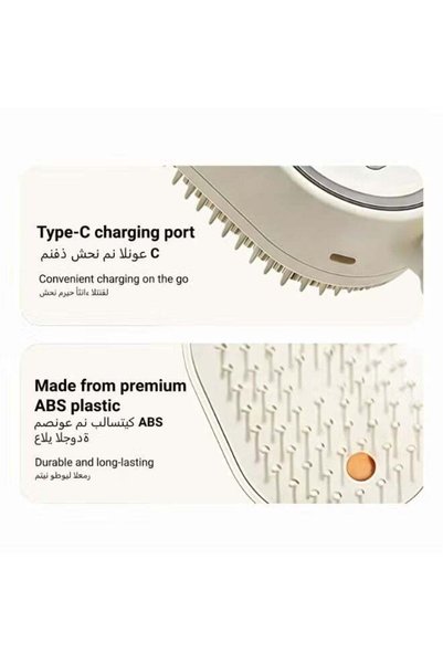 Generic Electric Spray Air Cushion Massage Comb, 3-in-1 Multi-functional Electric Spray Air Cushion Comb for Women, Anti-Static Electric Spray Air Cushion Brush for Dry Frizzy Hair
