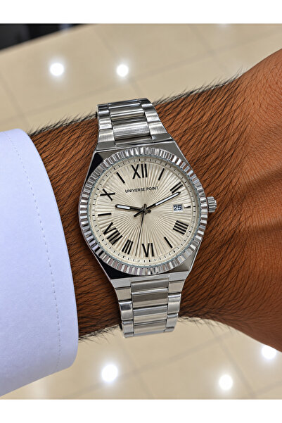 Generic Brand Universe Point Silver Classic Looster Time Watch