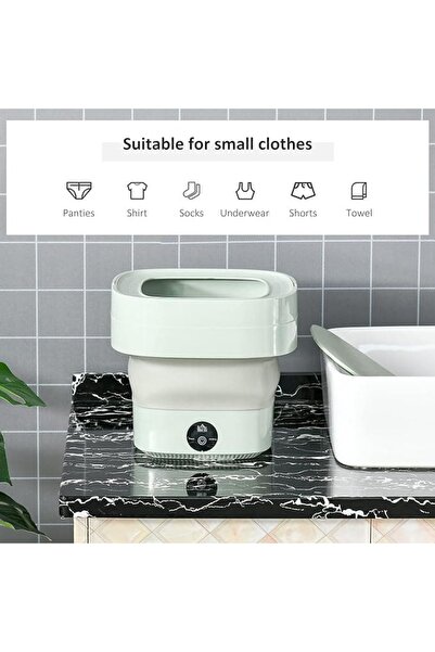 WaveByte Foldable Mini Laundry Machine
