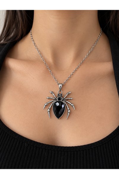 HER ŞEY NOTA www.herseynota.com Silver Color Women's and Men's Necklace Acces...