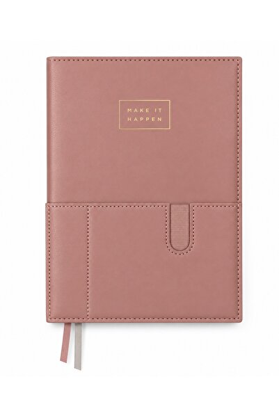 SEYFİKİRTASİYE 15x21 cm 100 gr thick lined pages faux leather pocket cover no...