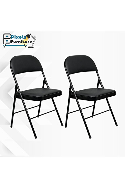 PixelsFurniture Folding Chair with Padded Seats by Pixel Furniture, Multi-Fun...