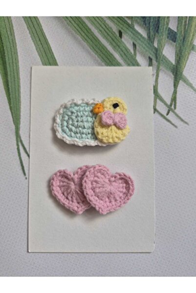 Hand Mother's Since 2024 Cute Duck Baby Non-Slip Non-Burning 2-Piece Baby Hai...