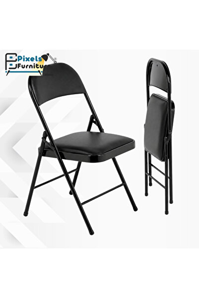 PixelsFurniture Folding Chair with Padded Seats by Pixel Furniture, Multi-Fun...