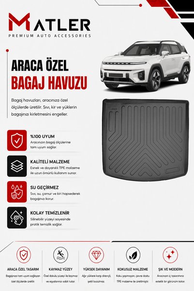 Matler Ssangyong Torres EVX 2026 Model Bagaj Havuzu