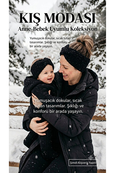 Anne Bebek Çapraz Trend Saç Bandı(Renk Kişiselleştirme yapılır)