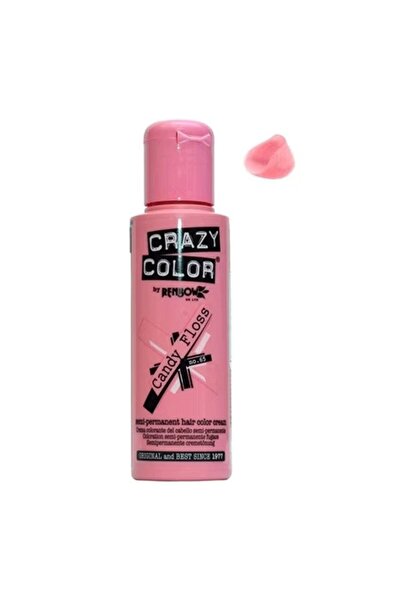 Crazy Color ΗΜΙΜΑΝΤΙΚΗ ΒΑΦΗ ΜΑΛΛΙΩΝ ΑΡ.65 ΚΑΝΤΕΪ ΦΛΟΣ 100 ML