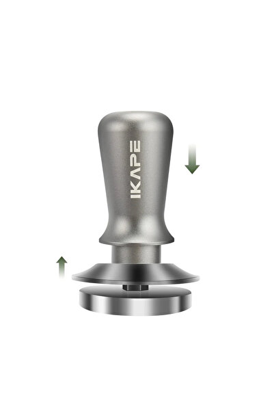 chemex co V3 Calibrated Coffee Tamper – Stainless Steel Base – Silver – 58.5mm