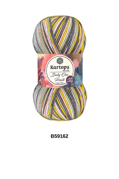 hobi dünyası evim 1 Adet Kartopu Baby One Prints 100 Gram 250 Metre Bebek Bat...