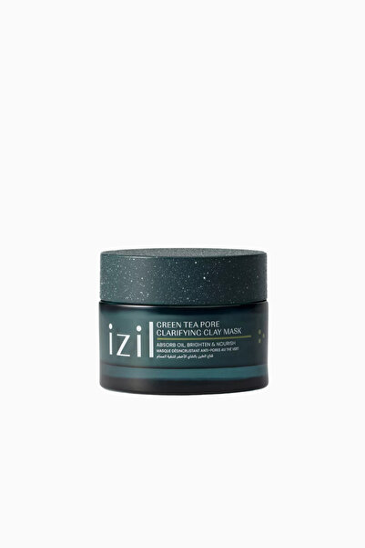 IZIL BEAUTY Green Tea Pore-Clarifying Clay Mask, Mask That Cleanses and Balan...