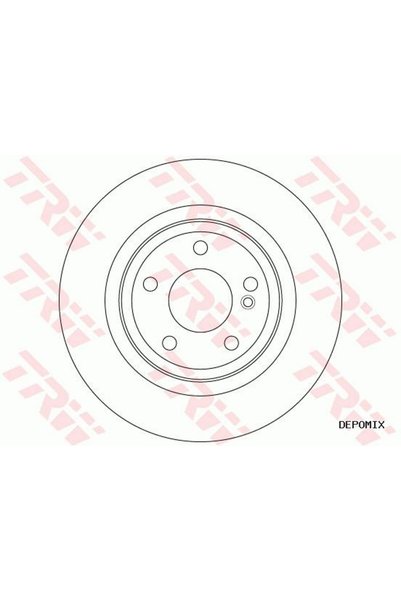 TRW DPMIX-HB FREN DISKI ARKA MERCEDES SLK-CLASS (00810) R172 11-