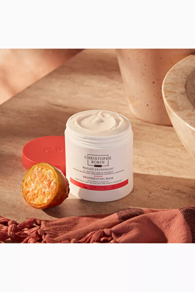 christophe robin Renewing Mask with Prickly Fig Oil 250ml, Nourishing & Repai...