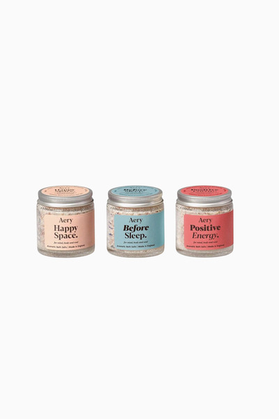 Aery Positive Energy Gift Set, 3X100G Bath Salts, Peace & Relaxation - Multi-...