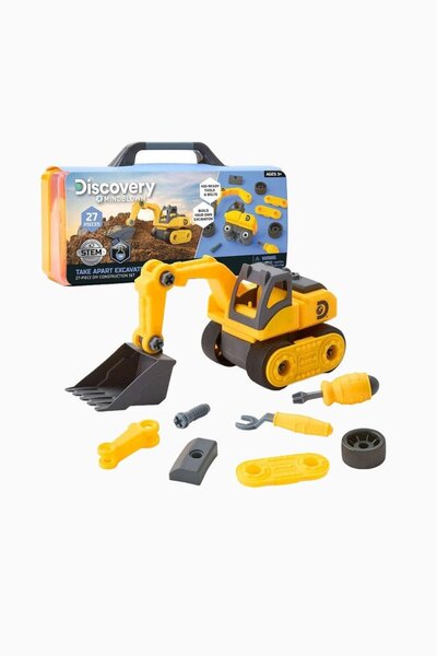 Discovery Mindblown 27 Piece Take Apart Excavator Stem Educational Toy Set - ...