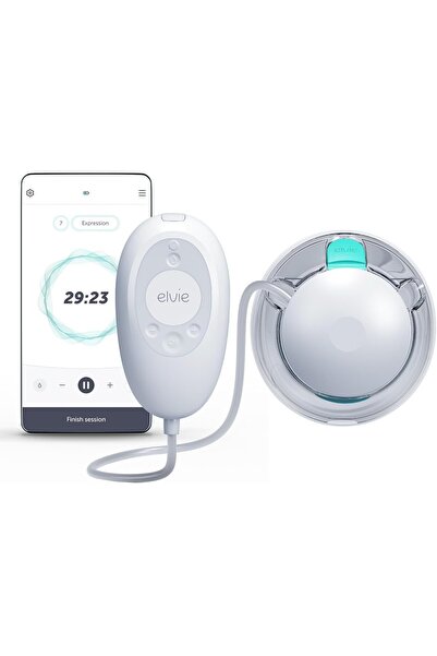 Elvie Stride 2 Tekli Elektrikli Göğüs Pompası Sessiz, Taşınabilir, 300 mmHg G...