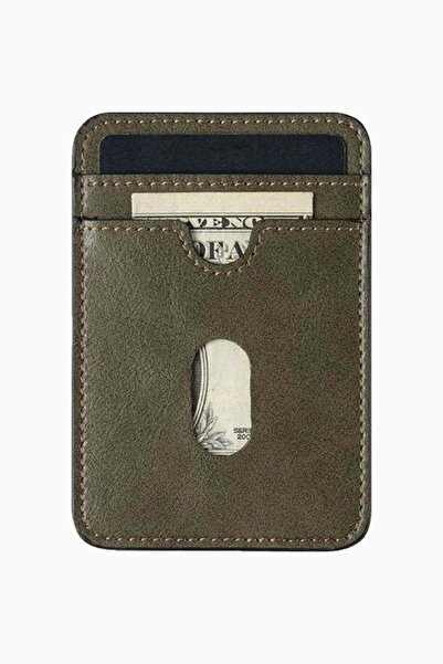 ALVARINO Leather Adhesive Phone Card Holder - Green