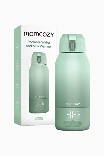 Momcozy MW05 Taşınabilir Biberon Isıtıcı 500 ml Yeşil - yeşil