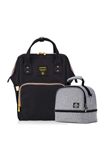 Sunveno Mamma Diaper and Breast Pump Bag Set, Spill-Proof, with Padded Should...