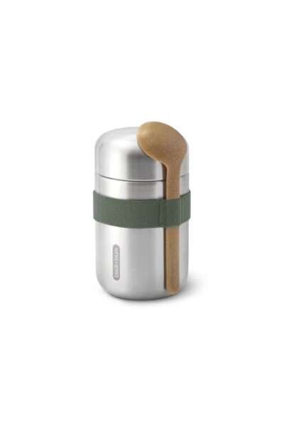 Black Blum Stainless Steel, Vacuum Food Flask, 400ml, Green