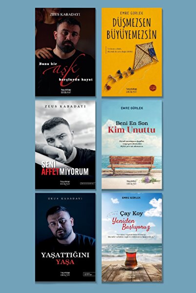 hayykitap Zeus Kabadayı - Emre Gürlek 6 Lı Set / BANA BİR AŞK BORÇLUYDU HAYAT...