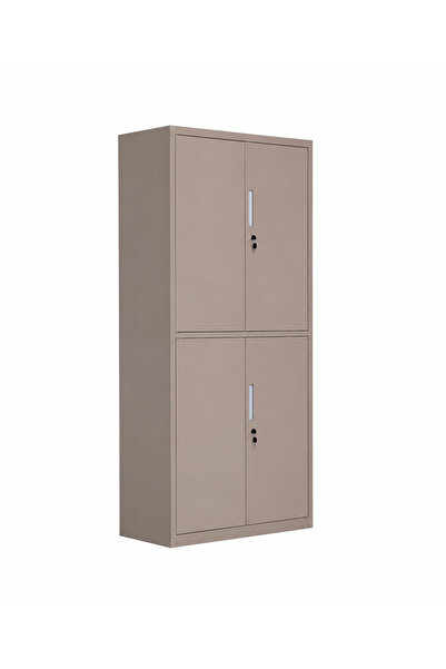 Generic Iron Filing Cabinet in Beige Color 185X85 cm