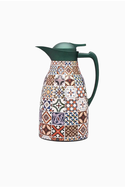 Roomours Andalusia Green Thermos 0.75 Liter Andalusia Pattern - Green