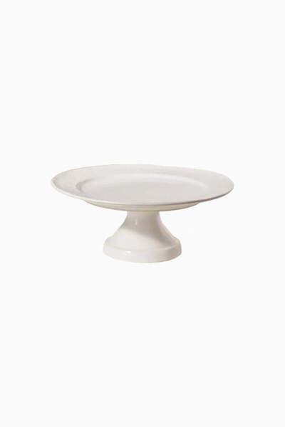 Anthropologie Old Havana Portugal Made Reactive Glazed Ceramic Cake Stand - W...