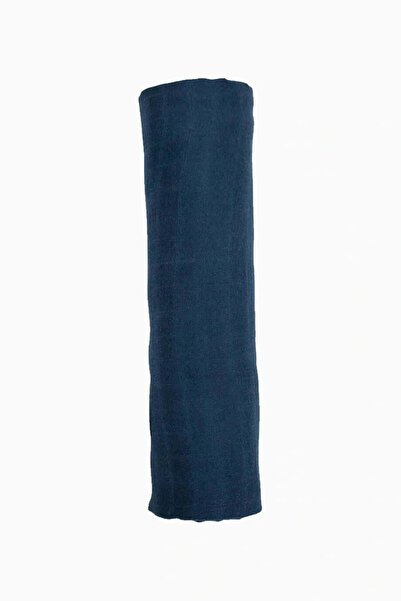 Lulujo Navy Blue Bamboo Muslin Baby Swaddle Cover 120 × 120 cm - Navy Blue