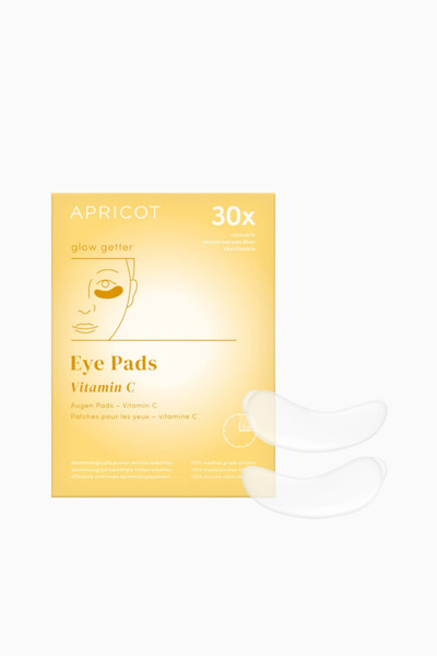 Apricot Under-Eye Patches with Vitamin C, 30 Reusable Times, Anti-Aging Effect
