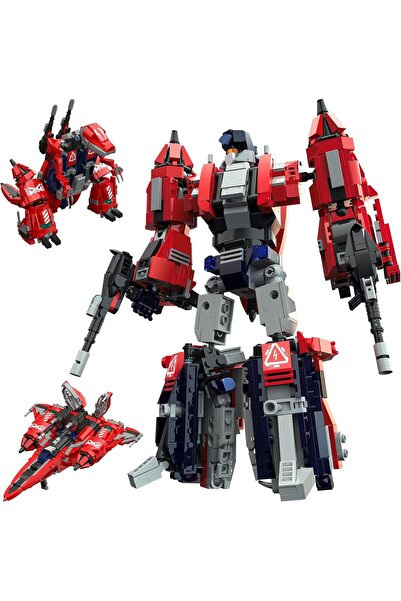 Sillbird Technik 3 in 1 Robot Construction Set, Mechanical Dinosaur, Fighter ...