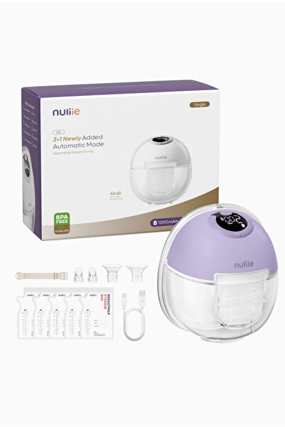 Nuliie S32 Electric Portable Breast Pump Purple - Purple